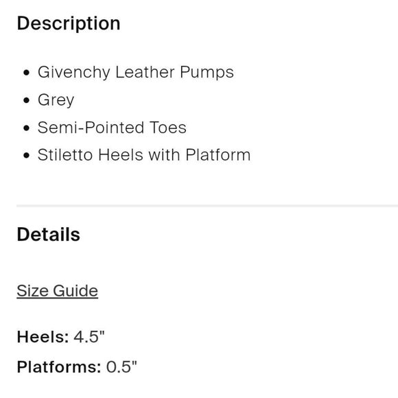 Givenchy Leather Pumps Size 36 US Size 6 Slight platform - Picture 11 of 11